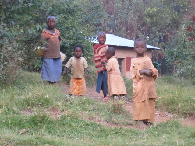 Some children in Kibali