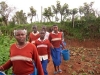 School Children walking to get water